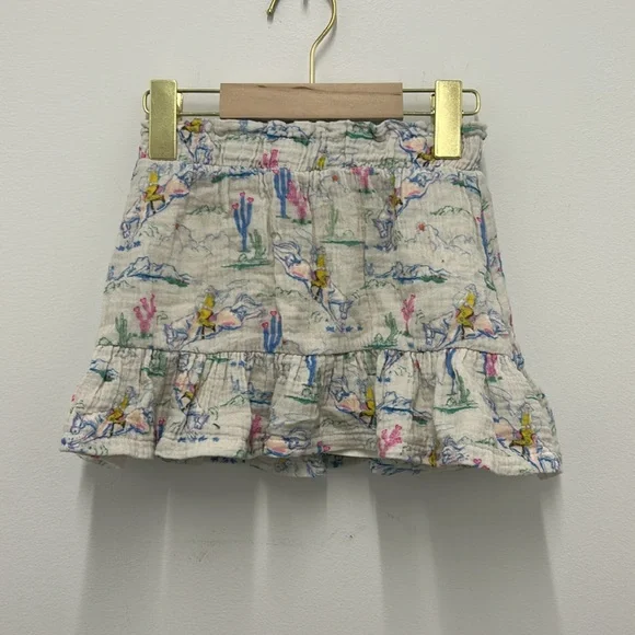 Floral Print Ruffled Skirt with built in shorts *new* - Picture 3 of 3